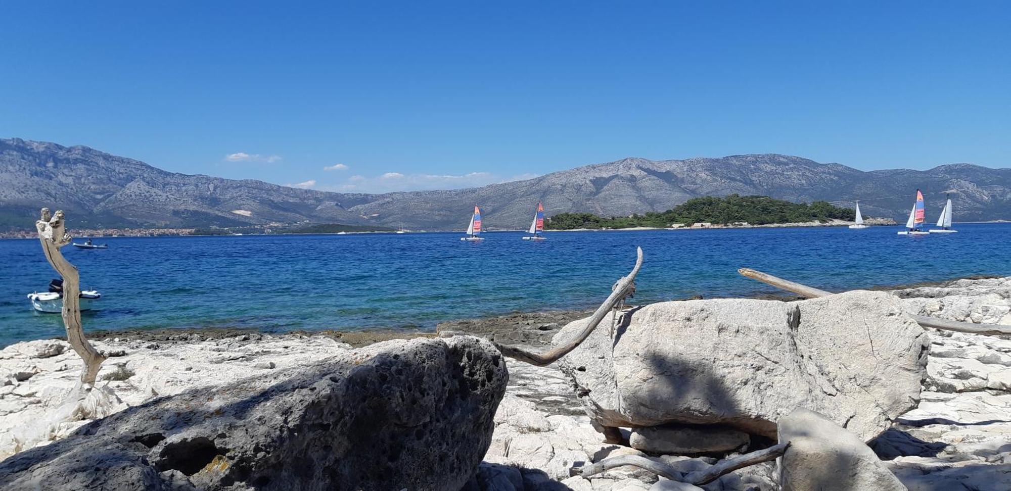 Villa Conte Korcula Town Bagian luar foto